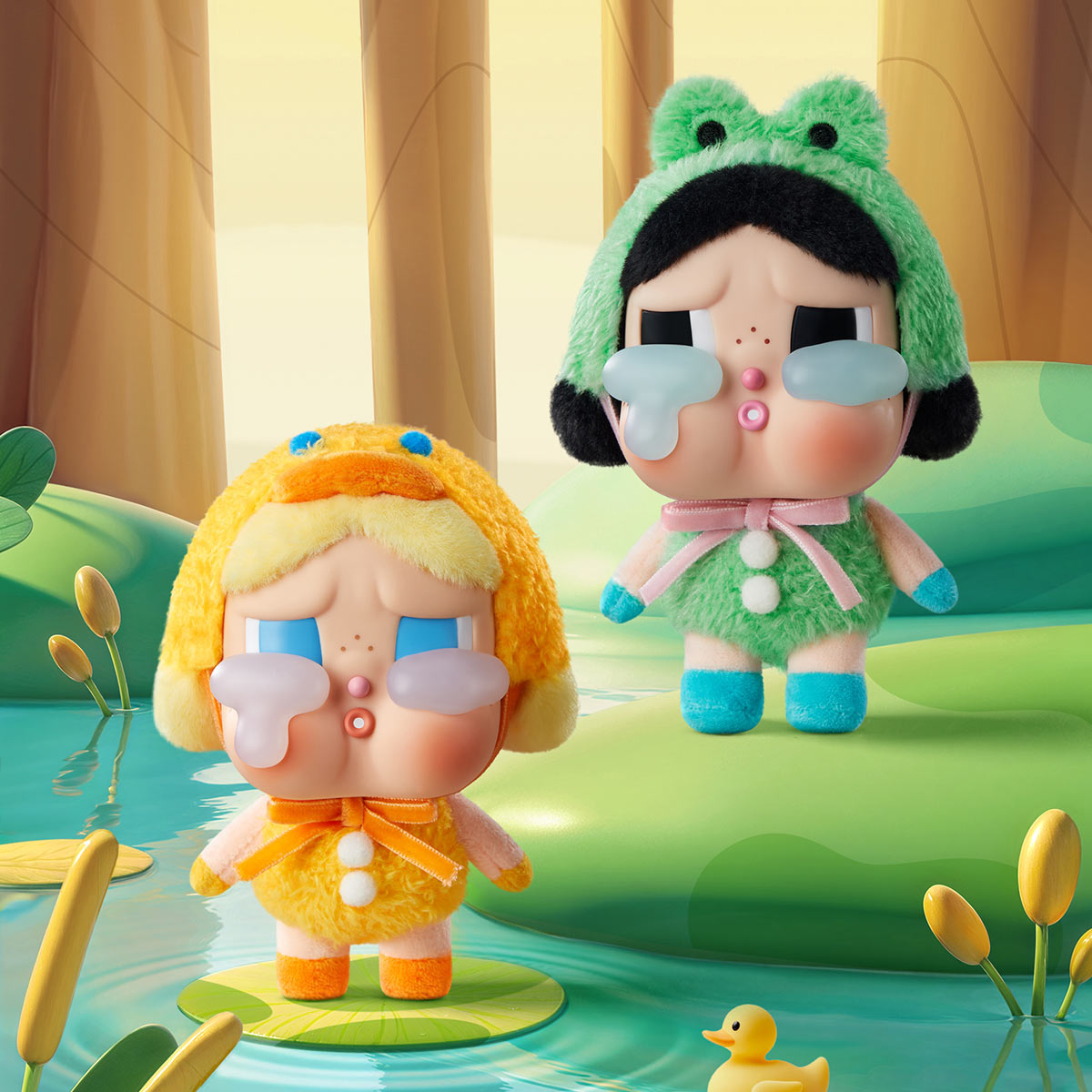 CRYBABY Crying Again Series-Vinyl Face Plush Blind Box Pop Mart