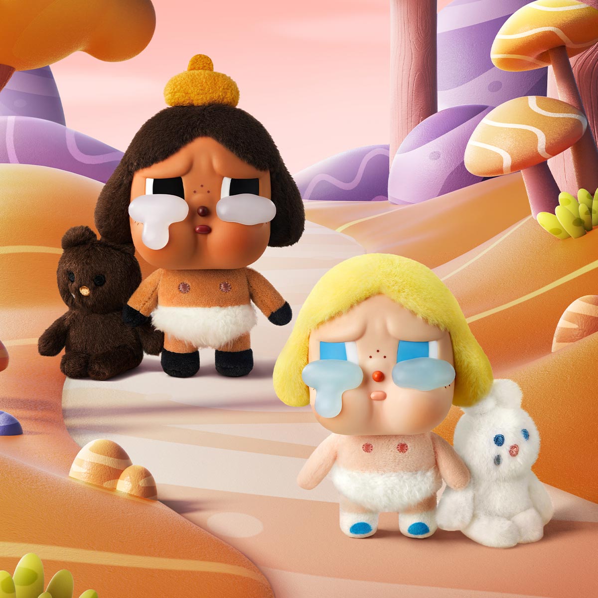 CRYBABY Crying Again Series-Vinyl Face Plush Blind Box Pop Mart