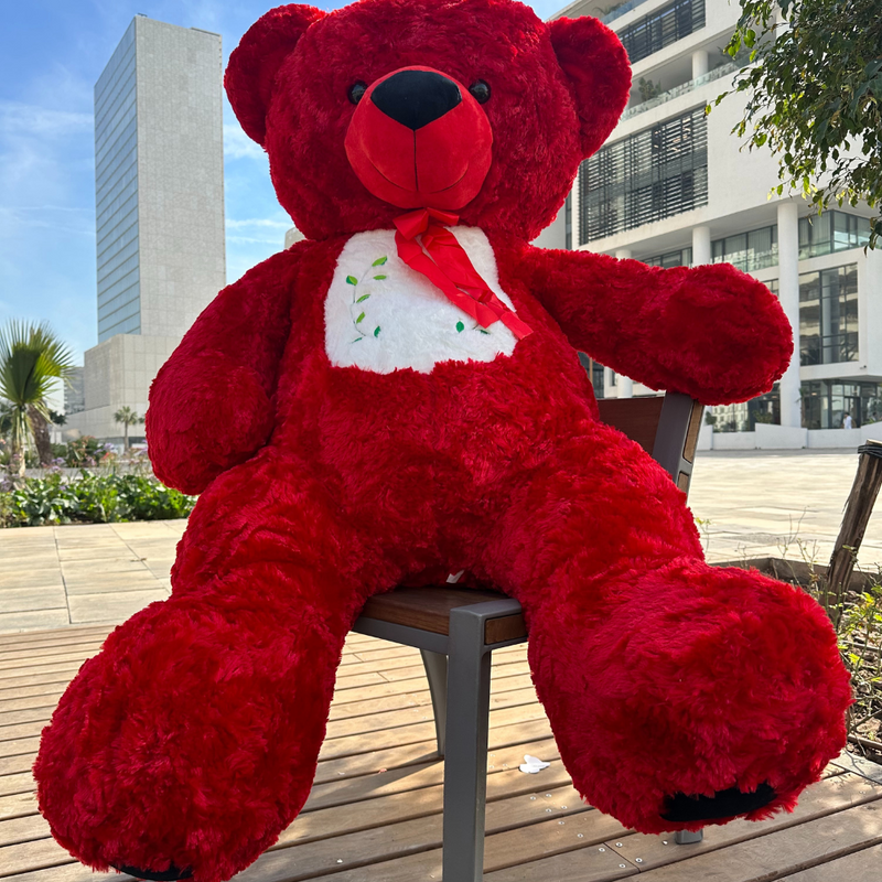 Nounours Géant 160 cm Marron – Peluche Ultra Douce – Maroc