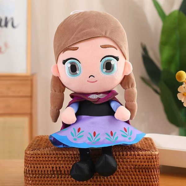 Poupée peluche Sashanana Princesse “Glace et Neige” – Sasha douce et câline