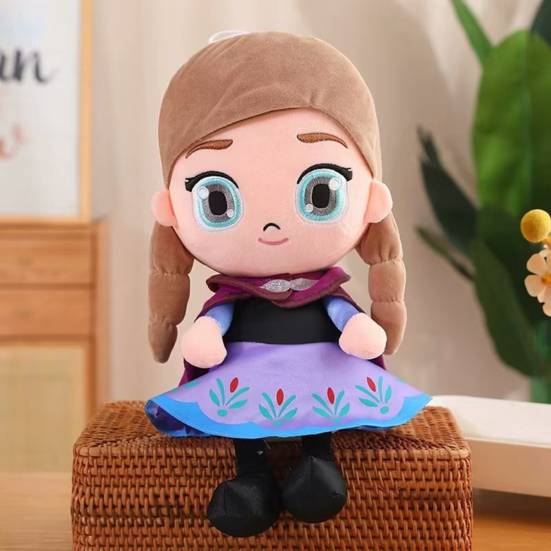 Poupée peluche Sashanana Princesse “Glace et Neige” – Sasha douce et câline