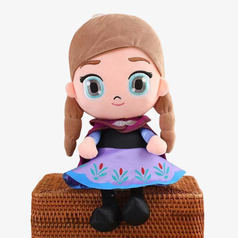 Poupée peluche Sashanana Princesse “Glace et Neige” – Sasha douce et câline