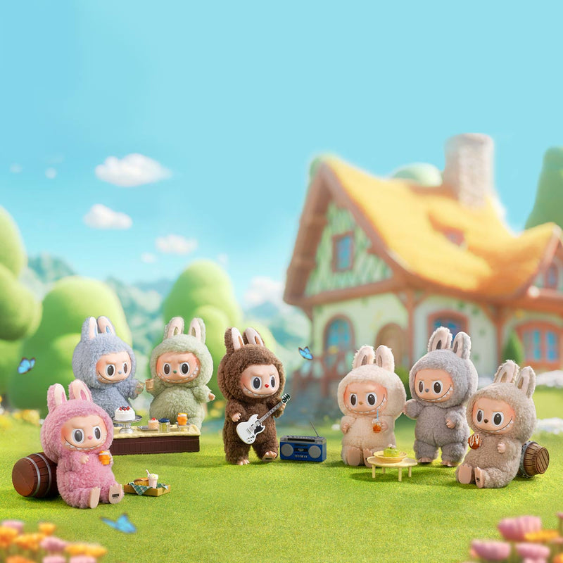 Peluche Labubu Exciting Macaron Pop Mart Maroc - blind box porte-clé