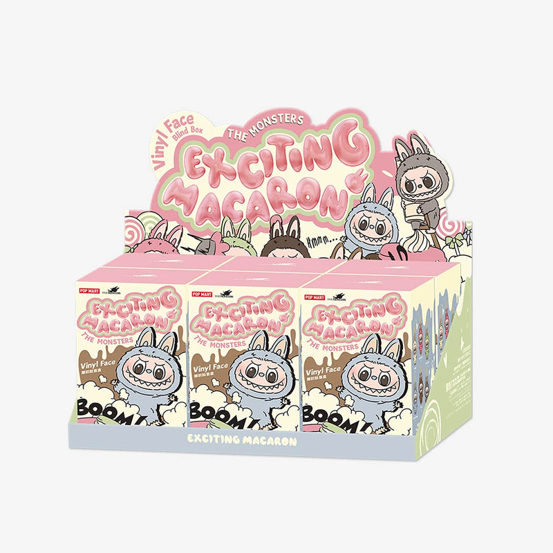 Peluche Labubu Exciting Macaron full set Pop Mart Maroc - blind box porte-clé