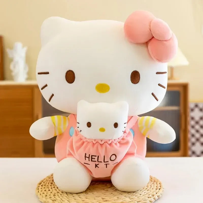 Hello Kitty et son Chaton Peluches Douces