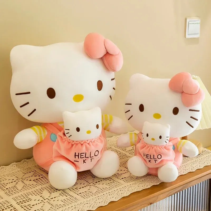 Hello Kitty et son Chaton - Peluches Douces