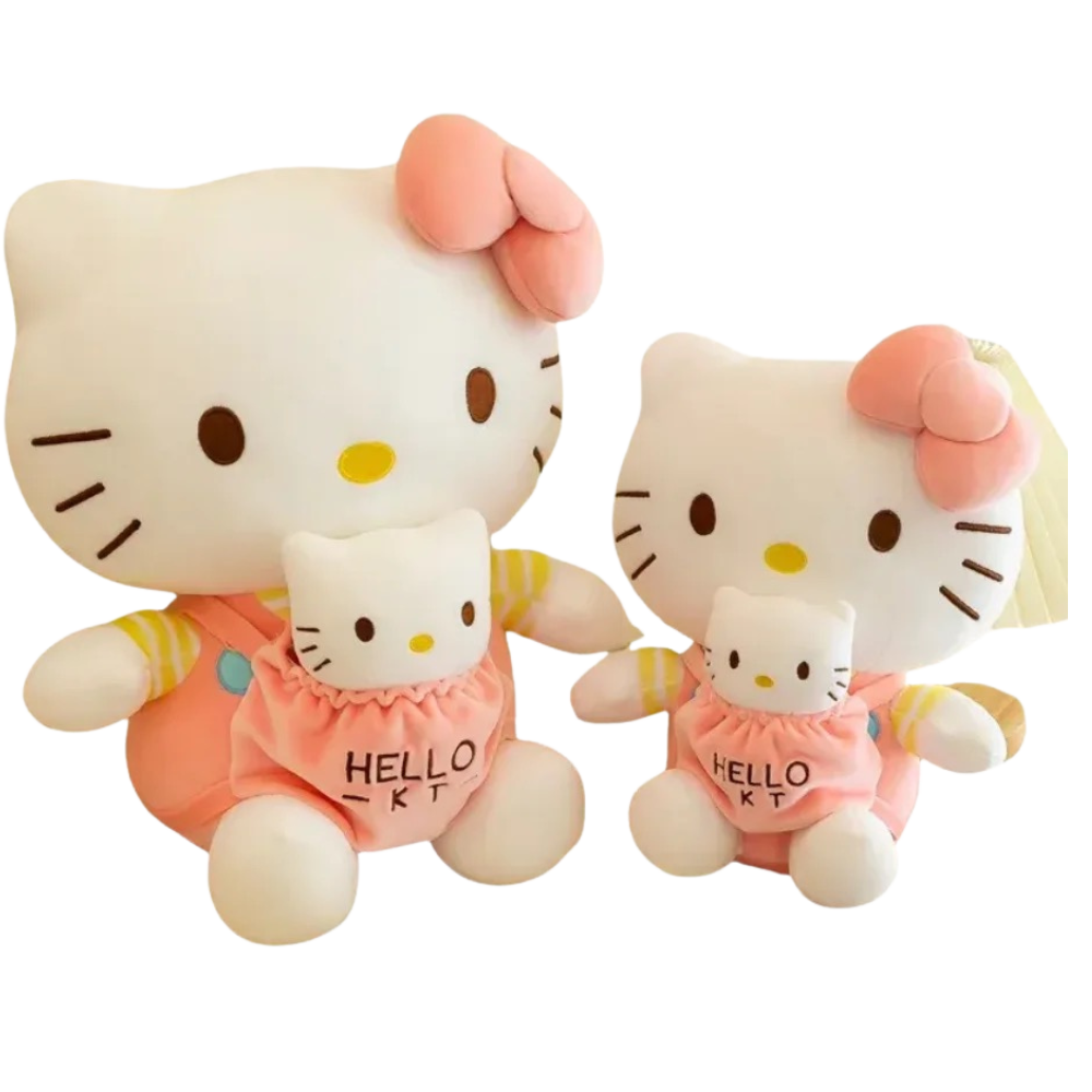 Hello Kitty et son Chaton - Peluches Douces