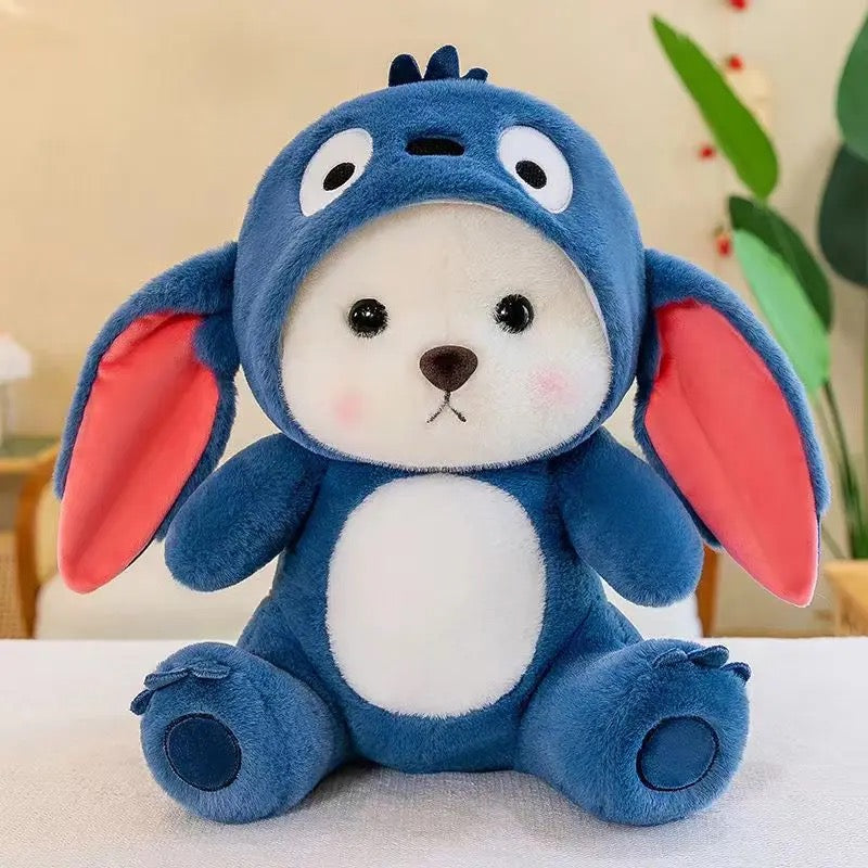 Ours en Peluche avec Déguisement de Stitch