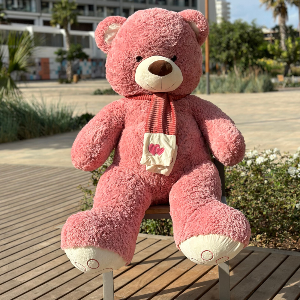 Nounours Géant Rose - 160 cm