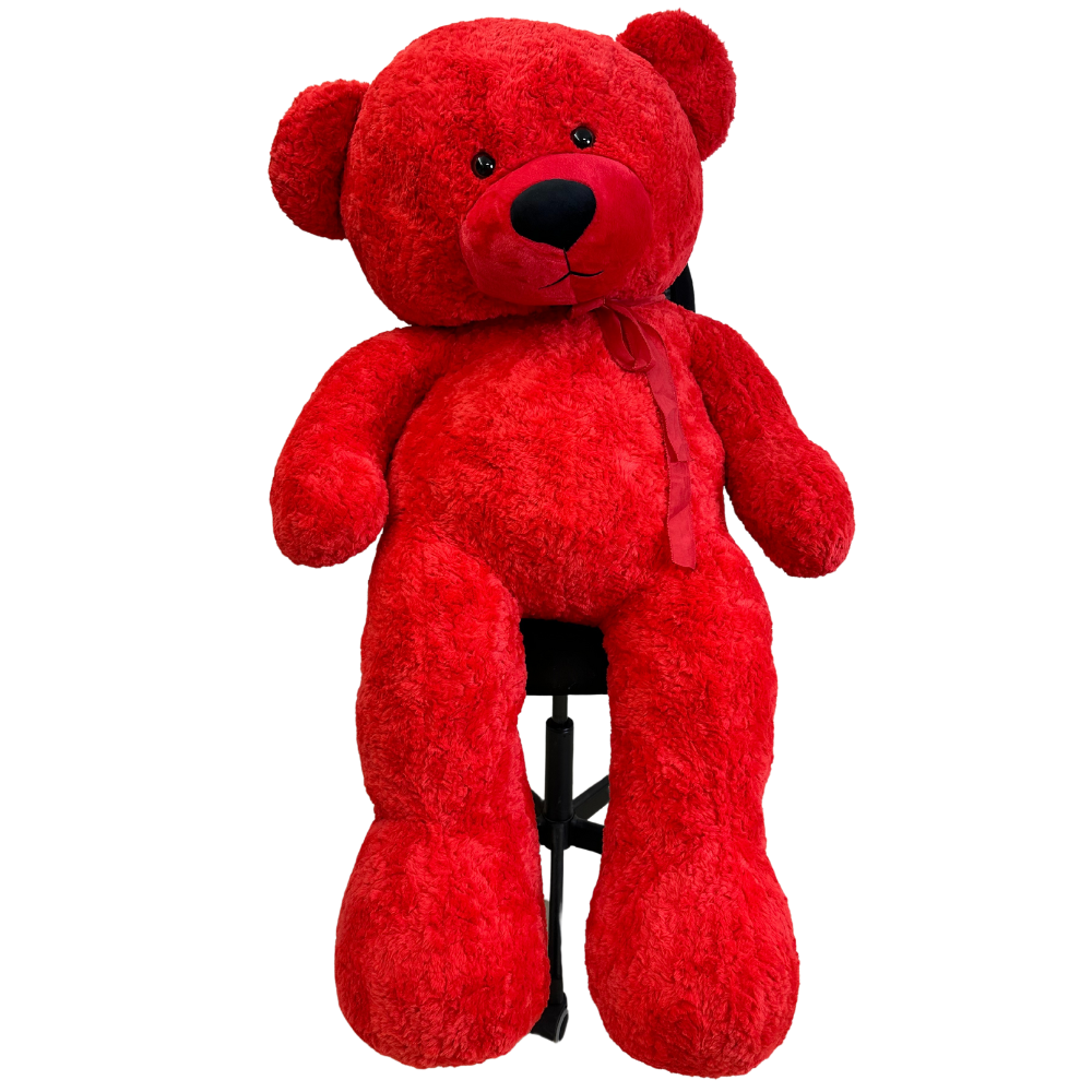 Nounours Géant Rouge – 150 cm de Douceur et d'Amour