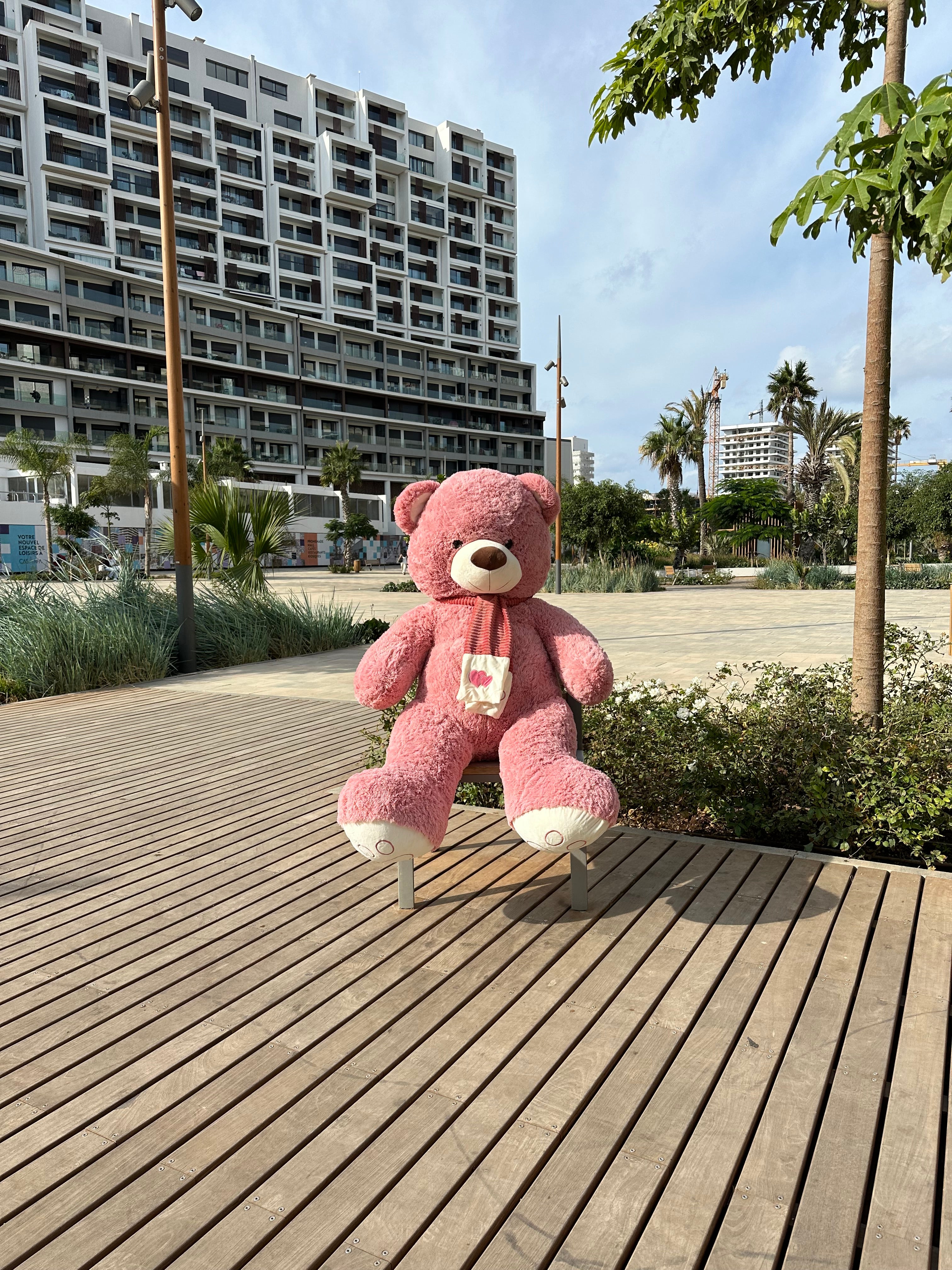 Nounours Géant Rose - 160 cm