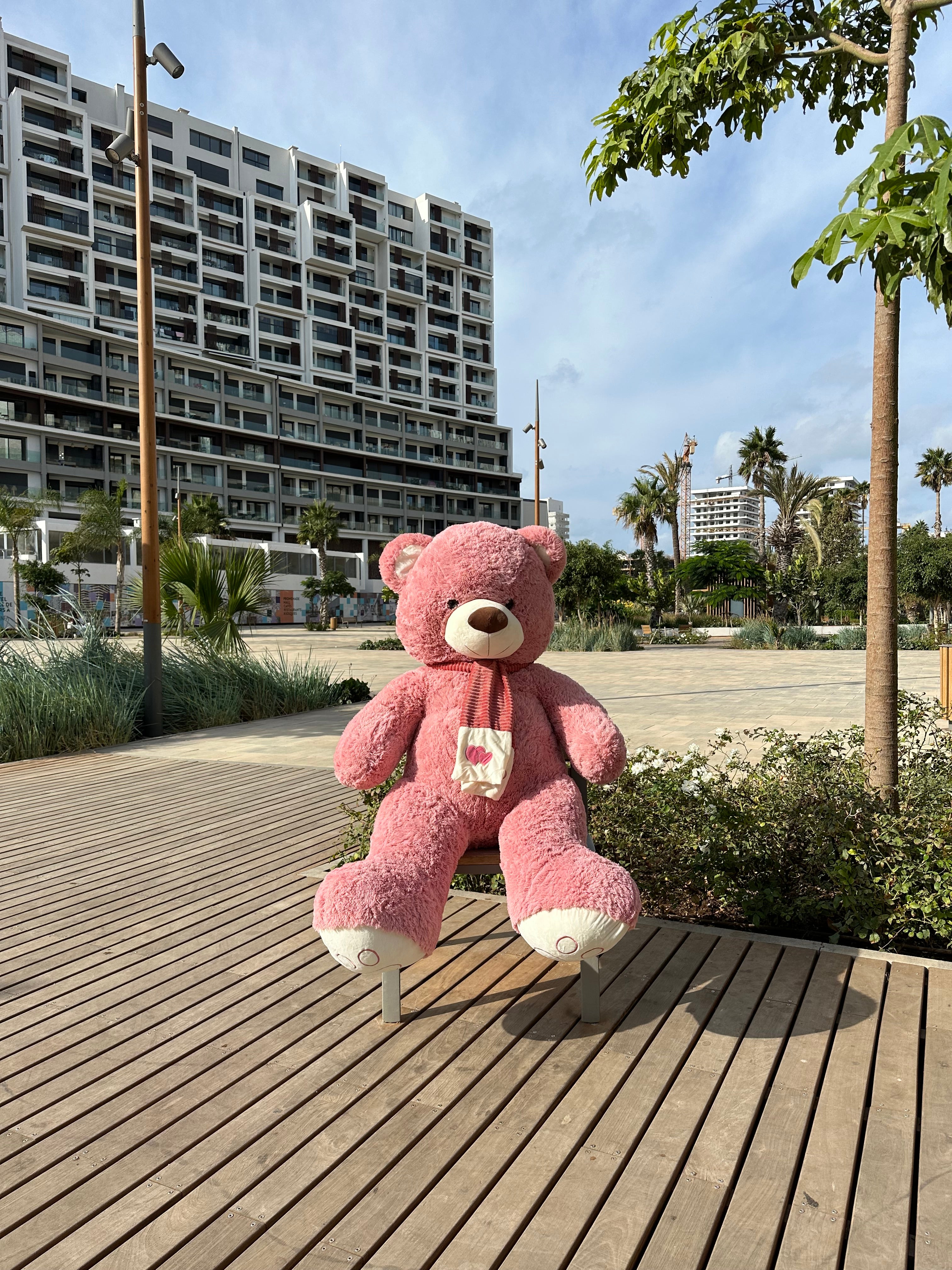 Nounours Géant Rose - 160 cm